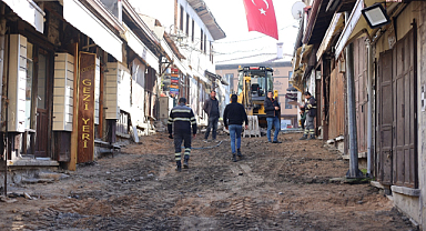 Safranbolu Belediyesi'nden Manifaturacılar Çarşısı'nda restorasyon çalışması