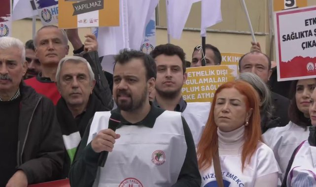 Sağlık emekçileri, Çapa'dan seslendi: