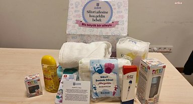 Silivri Belediyesi'nden ailelere "Hoş Geldin Bebek Paketi"