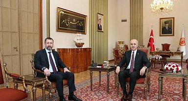 TBMM Başkanı Kurtulmuş, Çekya'nın Ankara Büyükelçisi Stepanek ile görüştü