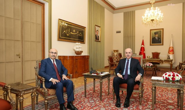 TBMM Başkanı Kurtulmuş Emniyet Genel Müdürü Demirtaş ile görüştü
