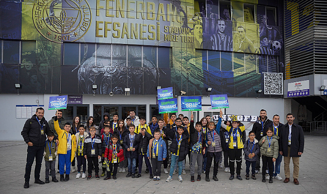 Tuzlalı çocuklar stadyumları ve müzeleri gezdi