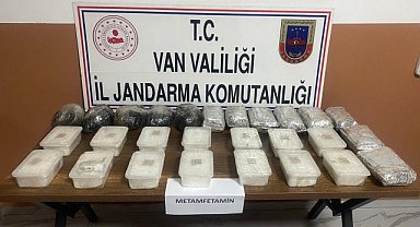 Van'da 21 kilogram metamfetamin ele geçirildi