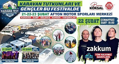 Afyonkarahisar'da düzenlenecek Karavan Fest 2025 için geri sayım başladı