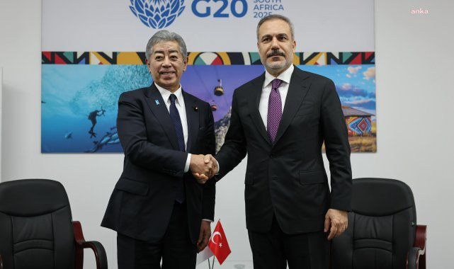 Bakan Fidan, Japon mevkidaşı Iwaya ile G20 zirvesinde bir araya geldi