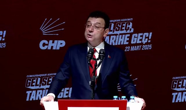 CHP'nin cumhurbaşkanı adayı ön seçim toplantısı... Ekrem İmamoğlu: "Türkiye'yi bir an önce parlamenter demokrasiye kavuşturmak zorundayız"