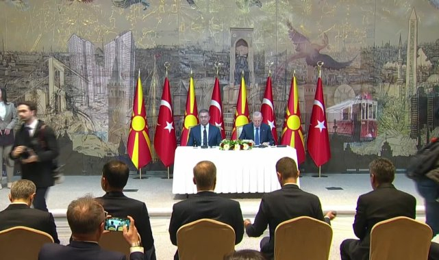 Cumhurbaşkanı Erdoğan: Kuzey Makedonya ile ilişkilerimiz Üsküp'teki Taş Köprü kadar sağlam hale geldi