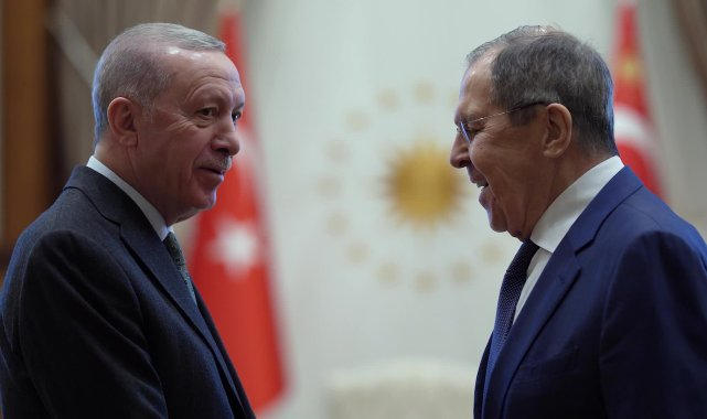 Cumhurbaşkanı Erdoğan, Rusya Dışişleri Bakanı Lavrov'u kabul etti