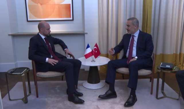 Dışişleri Bakanı Hakan Fidan, Münih'te Fransa Dışişleri Bakanı Jean-Noël Barrot ile görüştü