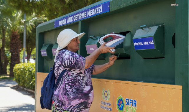 Gaziemir'de 2 bin 317 ton atık ekonomiye kazandırıldı