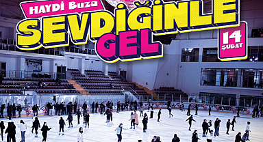 İzmir'de Buz Sporları Salonu Sevgililer Günü'ne hazırlanıyor