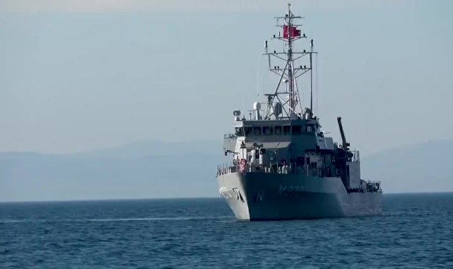 Karadeniz'e dökülen mayınların savaş sonrasında temizlenmesine yönelik eğitim yapıldı