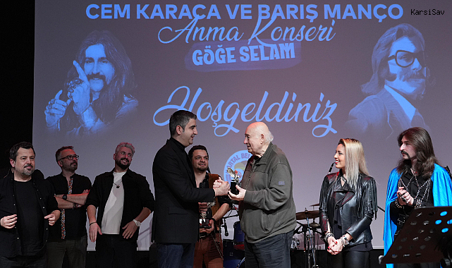 Kartal’da Barış Manço ve Cem Karaca’ya Vefa Gecesi