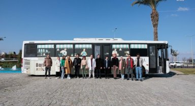 Konak'ta Mobil Barista Kursu mezunlarını verdi