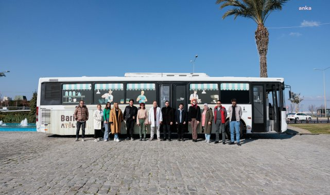 Konak'ta Mobil Barista Kursu mezunlarını verdi