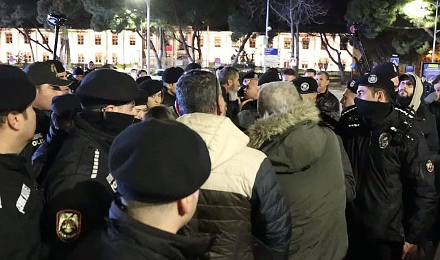 Muğla Valiliği önünde Sinpaş protestosu