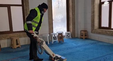 Safranbolu Belediyesi'nden Ramazan öncesi camilerde temizlik 
