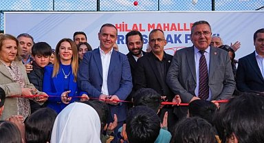 Sancaktepe'de Hilal Mahallesi'nde yaşayan yurttaşlar için oyun ve spor parkı açıldı