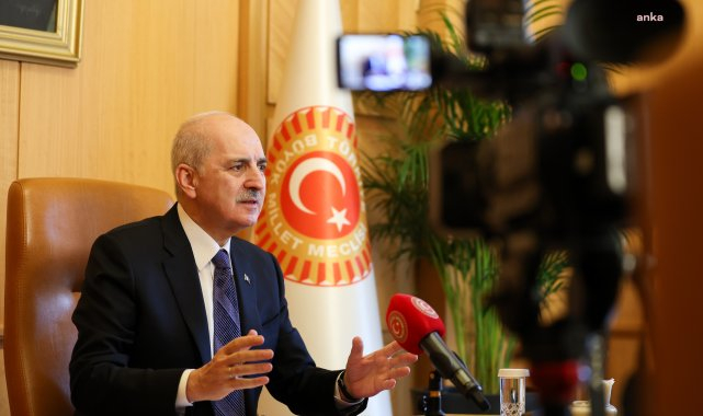 TBMM Başkanı Kurtulmuş, Ukrayna Meclis Başkanı Stefanchuck ile video konferans görüşmesi yaptı