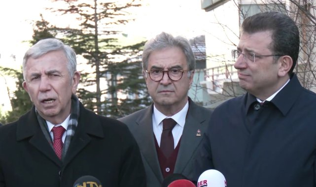 Yavaş ve İmamoğlu, Özdağ'ın annesine ziyaret etti