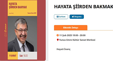 Yunus Emre KSM’de Hayati İNANÇ ile Hayata Şiirden Bakmak