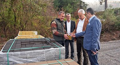 Alanya Belediyesi'nden tasarruf hamlesi: Bordür/Parke Üretim Tesisi yeniden hizmete başladı