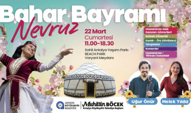 Antalya Büyükşehir Belediyesi, nevruzu etkinliklerle kutlayacak