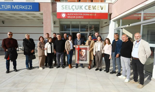 Başkan Filiz Ceritoğlu Sengel, Alevi Kültür Dernekleri Selçuk Şubesi'ni ziyaret etti