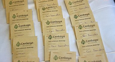 Çankaya'da 3 bin 500 ata tohumu takas edildi