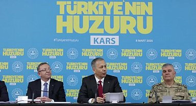 İçişleri Bakanı Yerlikaya: "Dün Kars'ta 'Türkiye'nin Huzuru Toplantımızı' gerçekleştirdik"