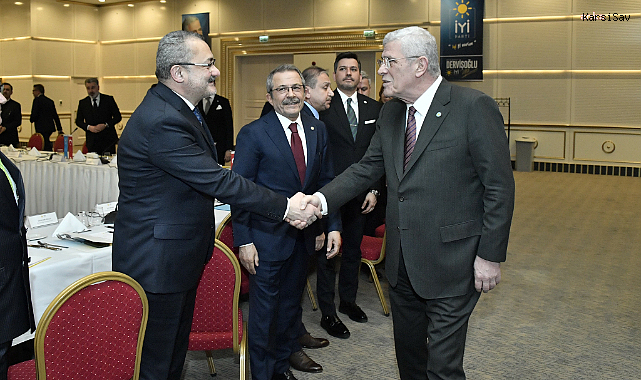İYİ Parti Lideri Dervişoğlu, partisinin milletvekilleri ve GİK üyeleri ile bir araya geldi
