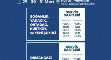 Kartal Belediyesi'nden Ramazan Bayramı'nda mezarlıklara ücretsiz ulaşım hizmeti