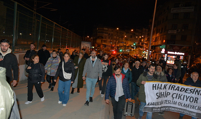 Kartal’da “Halk İradesine Sahip Çıkıyor” Protestosu