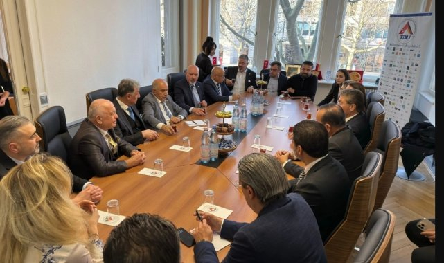 KKTC heyeti, Almanya'da TDU'yu ziyaret etti