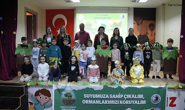 Kreşli Miniklerden 'Dünya Su Günü ve Orman Haftası' Etkinliği