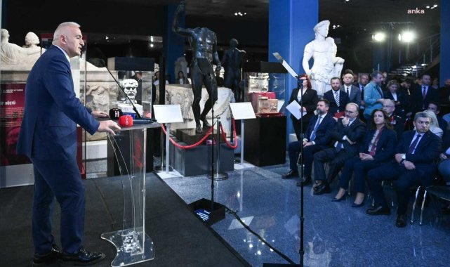 Kültür ve Turizm Bakanı Ersoy: "Dünyanın neresine kaçırılmış olursa olsun bu topraklara ait hangi eser varsa ülkemize getirmekte kararlıyız"