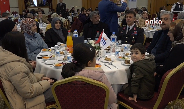 Malatya Valiliği, iftarda şehit aileleri, gazi ve gazi aileleri ile buluştu