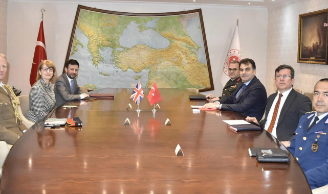 Milli Savunma Bakan Yardımcısı Heybet, İngiltere'nin Ankara Büyükelçisi Morris'le Eurofighter tedarik sürecini görüştü