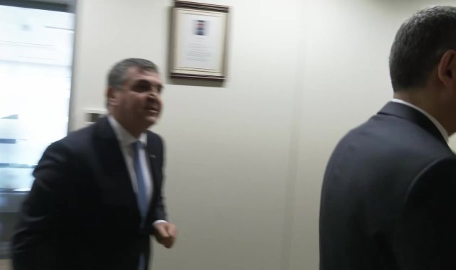 Özgür Özel, Büyükelçi Faruk Kaymakçı'yı ziyaret etti
