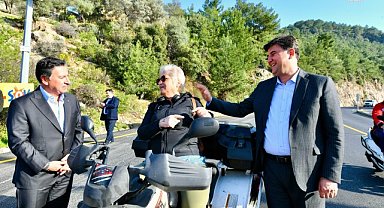 Taşyaka-Ölüdeniz yol projesinin ilk etabı tamamlandı