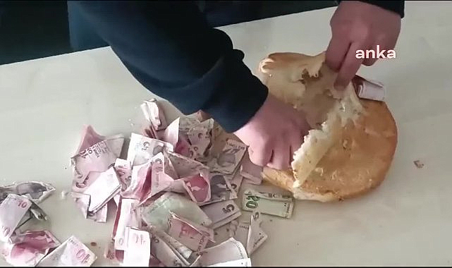 Yozgat'ta dilencinin hasılatı ramazan pidesinin içinden çıktı