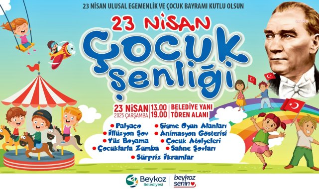 Beykoz Belediyesi, 23 Nisan'ı etkinliklerle kutlayacak