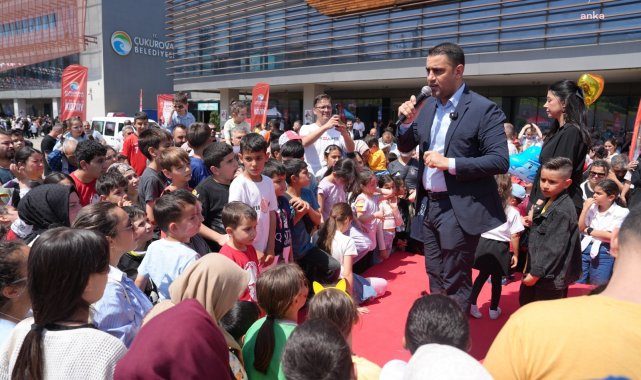 Çukurova Belediye Başkanı Emrah Kozay: Çocuklar için çalışmaya devam edeceğiz