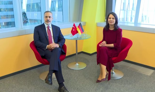 Dışişleri Bakanı Fidan, Brüksel'de Almanya Dışişleri Bakanı Baerbock ve Ukrayna Dışişleri Bakanı Sibiha ile görüştü
