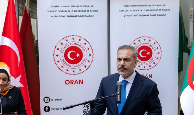 Dışişleri Bakanı Fidan, bugün Cezayir'i ziyaret etti; Türkiye'nin Oran Başkonsolosluğu binasının resmi açılışını yaptı