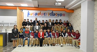 İstasyon Kuşadası Topluluk Merkezi, 'Yeşil Gezegen İnteraktif Eğitimi'ne ev sahipliği yaptı 