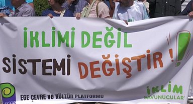 İzmir'de Çernobil'in yıl dönümünde 'nükleer santral' protestosu 