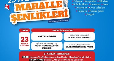 Kartal'ın 23 Nisan etkinlik programı açıklandı