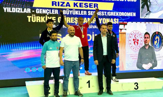 Manavgat Belediyesi Güreş Kulübü sporcusu Aslan'dan büyük başarı