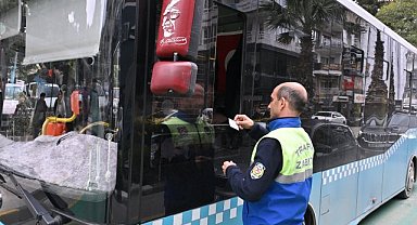 Manisa Büyükşehir Belediyesi ekipleri toplu ulaşım araçlarını denetledi